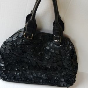 Kenneth Cole big shoulder black designer purse